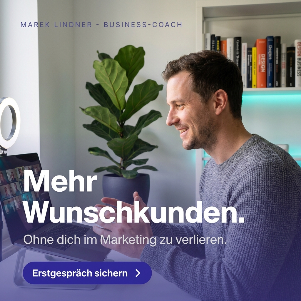 Werbeanzeige Marek Lindner — Mehr Wunschkunden